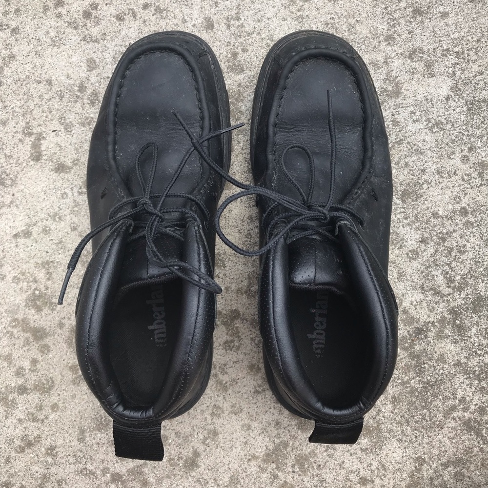 Timberland Black Leather Boots